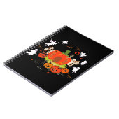 Carnet Scène éffrayante de cimetière Citrouille d'Hallowe (Côté gauche)