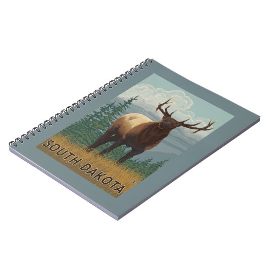 Carnet Scène Elk Dakota du Sud (Côté gauche)