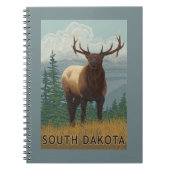 Carnet Scène Elk Dakota du Sud (Devant)