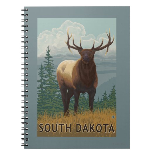 Carnet Scène Elk Dakota du Sud (Devant)