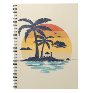 Carnet Scène estivale tropicale