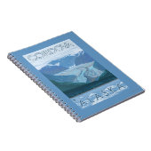 Carnet Scène glaciaire - Cordova, Alaska (Côté Droit)