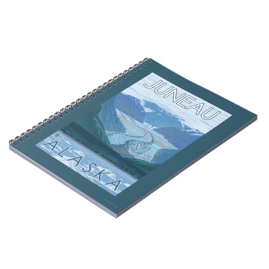 Carnet Scène glaciaire - Juneau, Alaska (Côté gauche)