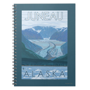 Carnet Scène glaciaire - Juneau, Alaska