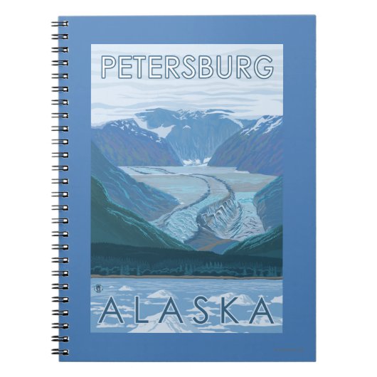 Carnet Scène glaciaire - Petersburg, Alaska (Devant)