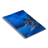 Carnet Scène hivernale nocturne avec pins enneigés (Côté Droit)