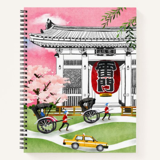 Carnet Scène japonaise (Devant)