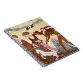 Carnet Scène médiévale par Georges Barbier (Côté Droit)