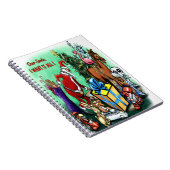 Carnet Scène père Noël (Côté Droit)
