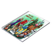 Carnet Scène père Noël (Côté gauche)