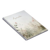 Carnet Scène rêvée de fleurs de printemps (Côté Droit)