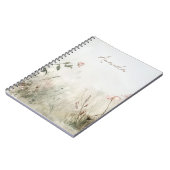 Carnet Scène rêvée de fleurs de printemps (Côté gauche)