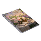 Carnet Scène rêvée et douce d'une somptueuse, Florale (Côté Droit)