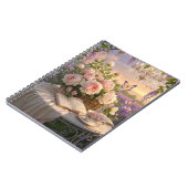 Carnet Scène rêvée et douce d'une somptueuse, Florale (Côté gauche)