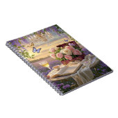 Carnet Scène rêvée et douce d'une somptueuse, Florale (Côté Droit)