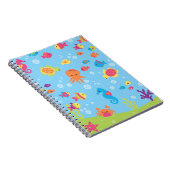 Carnet Scène sous-marine mignonne (Côté Droit)