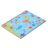 Carnet Scène sous-marine mignonne (Côté gauche)