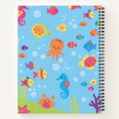 Carnet Scène sous-marine mignonne (Dos)