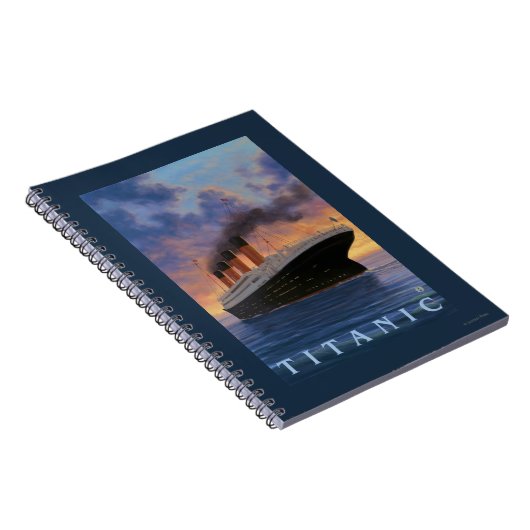 Carnet Scène Titanic Ligne étoile blanche (Côté Droit)