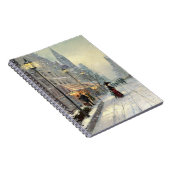 Carnet Scène victorienne de rue de Noël (Côté Droit)