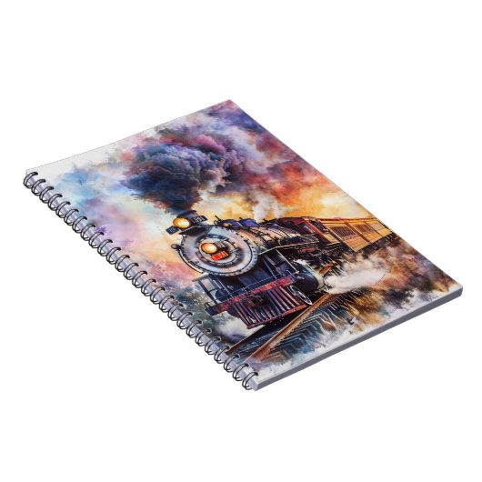 Carnet Scenic Landscape with Train (Côté Droit)