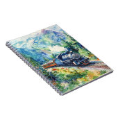 Carnet Scenic Landscape with Train (Côté Droit)