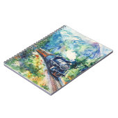 Carnet Scenic Landscape with Train (Côté gauche)