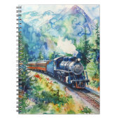 Carnet Scenic Landscape with Train (Devant)