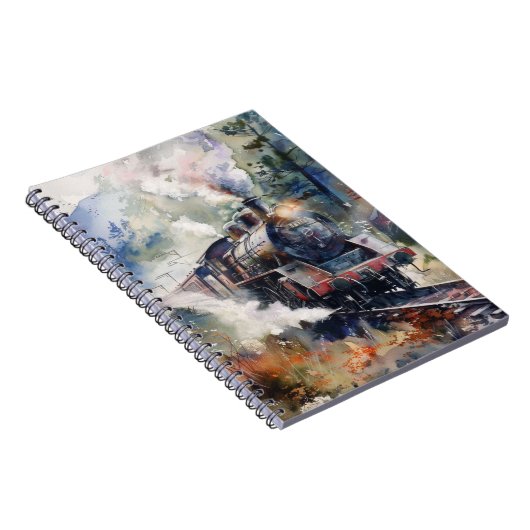 Carnet Scenic Landscape with Train (Côté Droit)