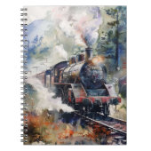 Carnet Scenic Landscape with Train (Devant)