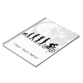 Carnet Schéma de l'évolution humaine du cyclisme moderne (Côté gauche)