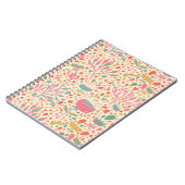 Carnet Schéma floral clair (Côté gauche)