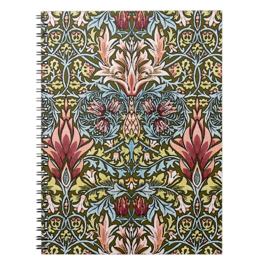 Carnet Schéma floral William Morris Snakeshead (Devant)