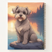 Carnet Schnauzer au bord du lac (Dos)