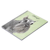 Carnet Schnauzer (Giant, Standard) Peinture - Chien Art (Côté gauche)