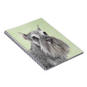 Carnet Schnauzer (Giant, Standard) Peinture - Chien Art (Côté Droit)