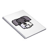 Carnet Schnauzer miniature (Côté Droit)