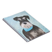Carnet Schnauzer (Miniature) Peinture - Joli chien origin (Côté Droit)
