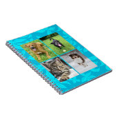 Carnet School Four Photo Blue Flowers Classroom (Côté Droit)