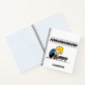 Carnet Schroeder Charlie Musique Brown (Intérieur)