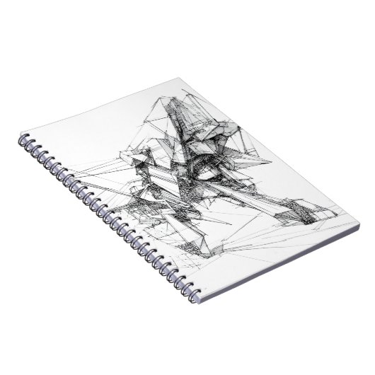 Carnet Sci-Fi Abstrait (Côté Droit)