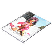 Carnet Sci Fi Femme Cyborg (Côté gauche)