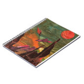 Carnet Sci-Fi "Oiseaux de feu" formes de vie alien en vol (Côté gauche)