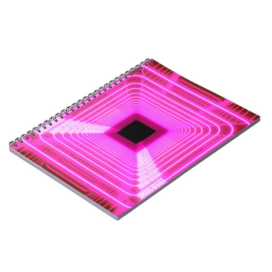 Carnet Sci-Fi Retro 3D : Illustration d'art pop (Côté gauche)