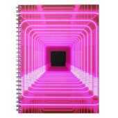 Carnet Sci-Fi Retro 3D : Illustration d'art pop (Devant)