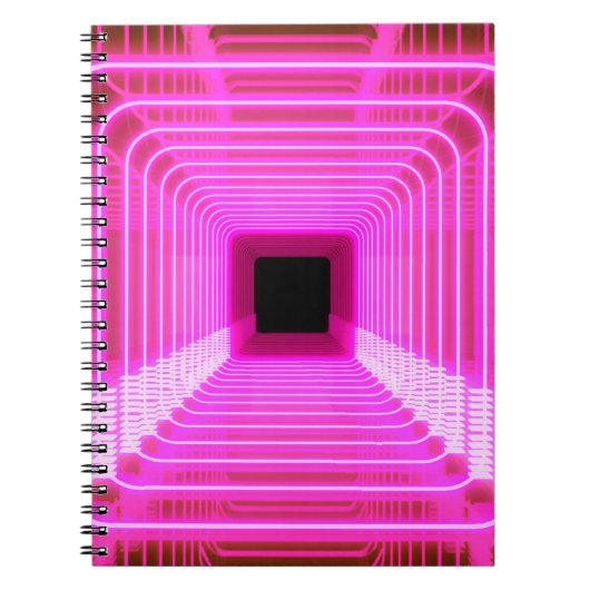 Carnet Sci-Fi Retro 3D : Illustration d'art pop (Devant)