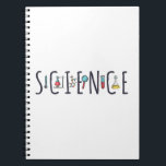 Carnet Science<br><div class="desc">Un Design Scientifique Magnifique. Une parfaite correspondance pour chaque scientifique,  étudiant en sciences,  professeur de sciences et amoureux des sciences. Idée cadeau génial pour les hommes,  les femmes,  les ados et les enfants.</div>