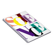 Carnet "SCIENCE" coloré personnalisé (Côté Droit)