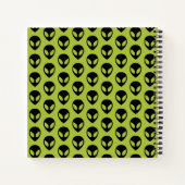 Carnet Science-fiction Alien spatiale Extraterrestre (Dos)