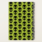 Carnet Science-fiction Alien spatiale Extraterrestre (Verso)